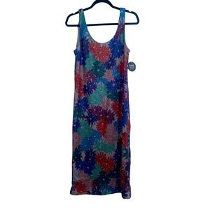 Splendid x Margherita Missoni floral sparkly dress